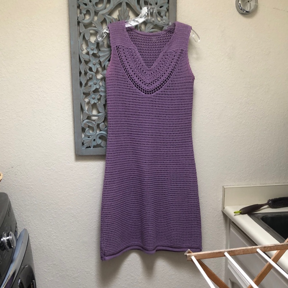 Crochet dress, cotton dress + Matching Bra included